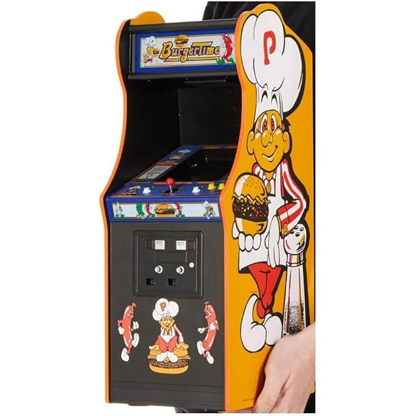 Amazon.com: Quarter Arcades Burger Time 1/4 Scale Mini Arcade